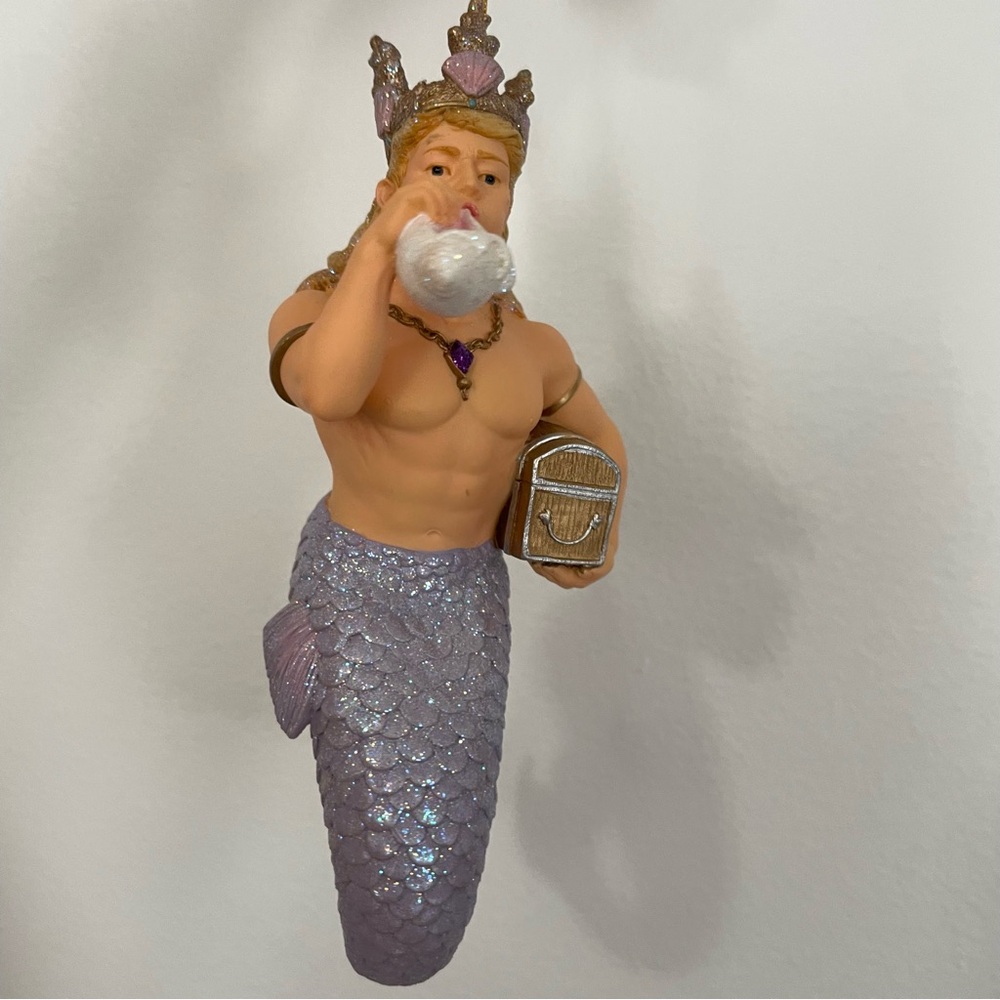 RARE VINTAGE DECEMBER DIAMONDS 2004 KING CONCH IN BOX CHRISTMAS ORNAMENT